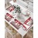 A set of napkins for setting the Christmas City table, rectangular, size 32x46 cm, 4 pcs