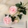 Artificial flowers "Rosa Terition" 8x60 cm, pink