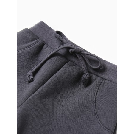 Costume: sweatshirt and pants crumb I Dino, height 80-86, dark gray-9
