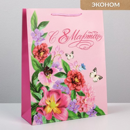 Package Gift Laminated Vertical, Packaging, “Flower Eide Embarney”, L 31 x 40 x 11.5 cm-2