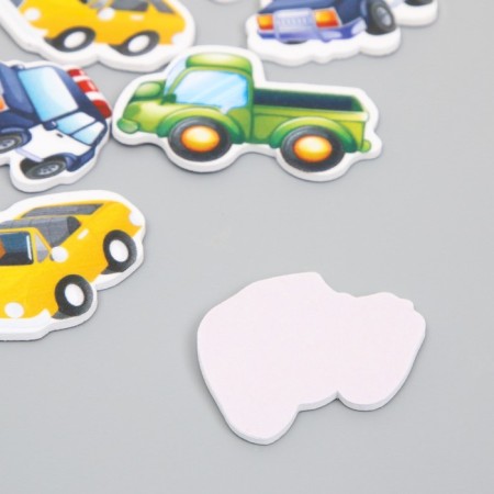 Decor for creativity EVA "Cars" set of 14 pcs 10x13 cm-2