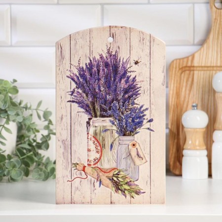 Souvenir board "Lavender bouquet" 18x30 cm