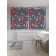 Photostes "New Year's Pattern with Poinsettia", Oxford, size 145x180 cm, 2 pcs