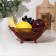 Fruitwoman Wooden Dolyana, 26 cm, mokko color