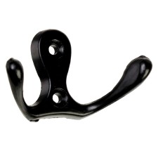 Hook furniture tundra TKD003, two -rod, black