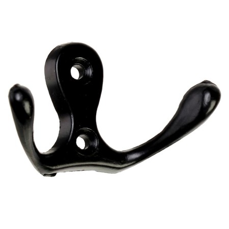 Hook furniture tundra TKD003, two -rod, black