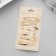 Invisibility for hair "openwork" (set of 6 pcs) Assorted, 5 cm, gold