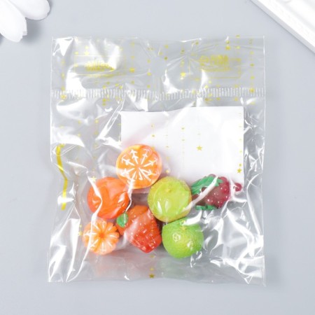 Decor for creativity plastic "citrus fruits and berries" set 7 pcs-4