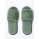 Women's slippers open nose, size 39-41, emerald color