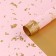 Palette packaging for flowers "Tenderness", matte, pink-gold 57 x 57 cm