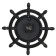 Watch walls, series: sea, "helm", smooth move, d-35 cm, brown patina
