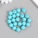 Beads for creativity plastic "turquoise" matte d = 1.2 cm set 20 g
