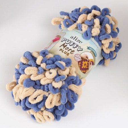 Yarn "Puffy More Plus" 100 % micropoliester 11m/250g (8005)-1