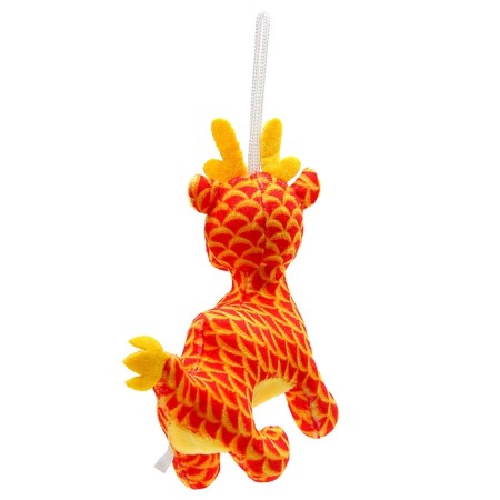 Soft toy "Dragon" on the suspension, 13 cm, color orange color-5