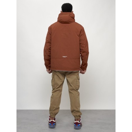 Male spring jacket, size 52, brown color-13