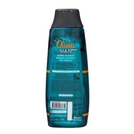 Shampoo for men Olivia Man & Woman "Care and Nutrition", 400 ml-1