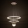 Люстра BayerLux 2677/3 LED 180Вт 3000-6000К белый 47х47х33 см