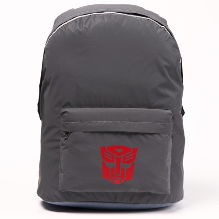 The backpack is reflective, 30 cm x 15 cm x 40 cm "robot", transformers-2