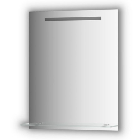 A mirror with a shelf 60 cm, with a built-in LED-lighter 4 W, 60x75 cm, evoForm