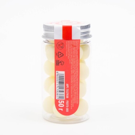 Confectionery sprinkling balls 14 mm, matte yellow, 50 g-2
