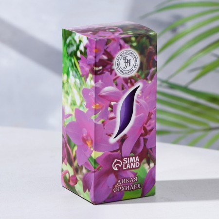 Aromatic candle "Wild orchid", 4 × 6 cm, in a box-2