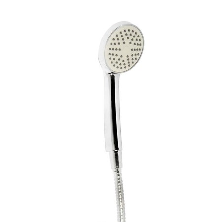 Accoona A6366G bathtub, with shower set, silumin, white color-3