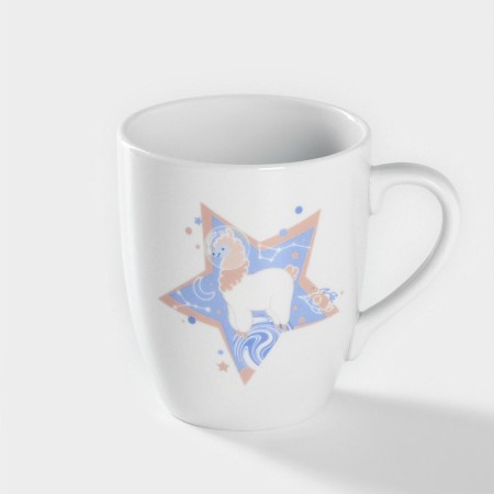 Porcelain mug "Zoomix", 300 ml, white