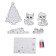 Set for creativity 3 in 1 "3D coloring: fun holiday", 6 parts