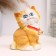 Pig a piggy bank "Kitten with a bell" 12cm