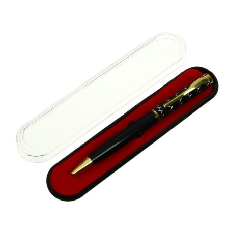 Handle Gift Ballic Calligrata, in a plastic case, rotary, black body with gold x-2