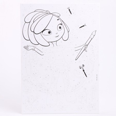 Picture for coloring by numbers "Fairytale Patrol", 32.7 × 17 cm-3