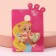 Clips children's "chosen" heart, colored