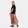 Women's costume (T -shirt/skirt), black/brown color, one size size