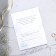 Invitation in the craft envelope for the wedding "Tropics"