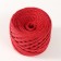 Knitted yarn "Ribbon" with Lurex 85m/170 ± 5 g (red, lurex: Red)