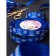 Satsis tape "Snowflakes", 15 mm, 23 ± 1 m, blue color No. 122