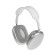 Wireless headphones P9, invoices, BT 5.0, microphone, jack 3.5 mm, 150 mAh, gray