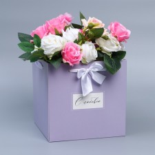 Box with ribbons 