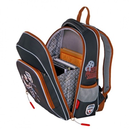 Frame backpack 39 x 29 x 17 cm, Across 179, dark gray ACR22-179-1-4