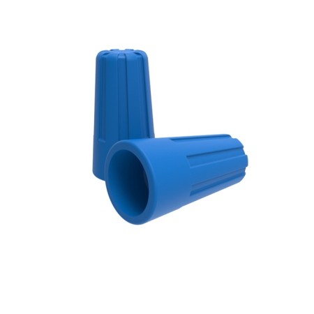 Connecting insulating clamp SIZ-2, Ø 3.0 mm (1.0-3.75 mm²) Blue Rexant
