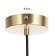 Lamp "Bowl" LED 5+5W 6000k brass 15x15x52-152cm