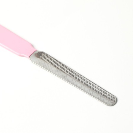 Carrying for claws: scissors-codlons (hole 6 mm) and a file, pink with white-3