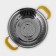 A colander made of stainless steel “Edwin”, D = 22 cm, two plastic handles, color mix