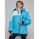 Ski jacket female, size 42, blue color
