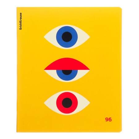 Notebook 96 sheets, cage, erichkrause, bauhaus, matte lamination, varnish-9