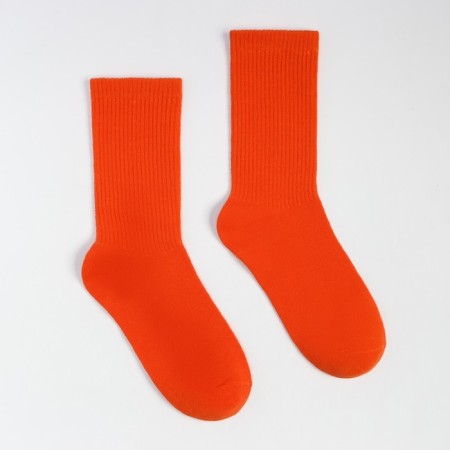 Socks, orange color, size 23-25-1