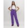 Ski -loving pants, size 42, purple color
