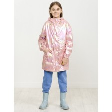 Vetrovka for girls, height 152 cm, powder color