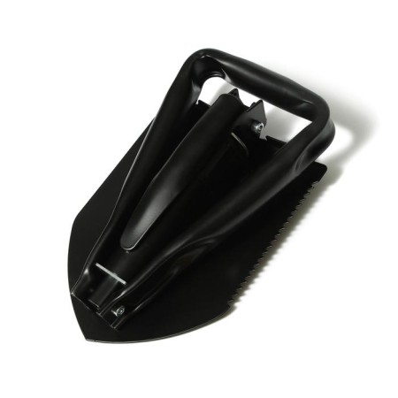 Shovel is tourist, folding, l = 62 cm, saw, metal stalk with a handle, in a case, mix, Greengo-6