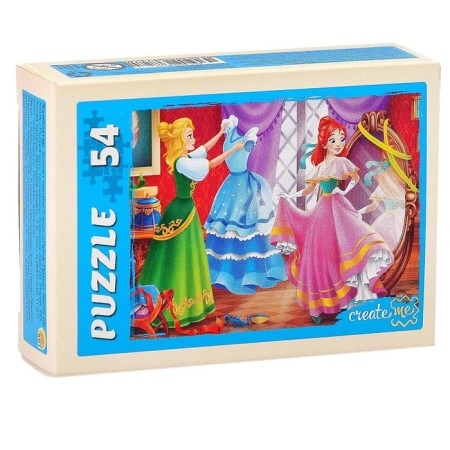 Puzzle "Country Princesses", 54 elements, mix